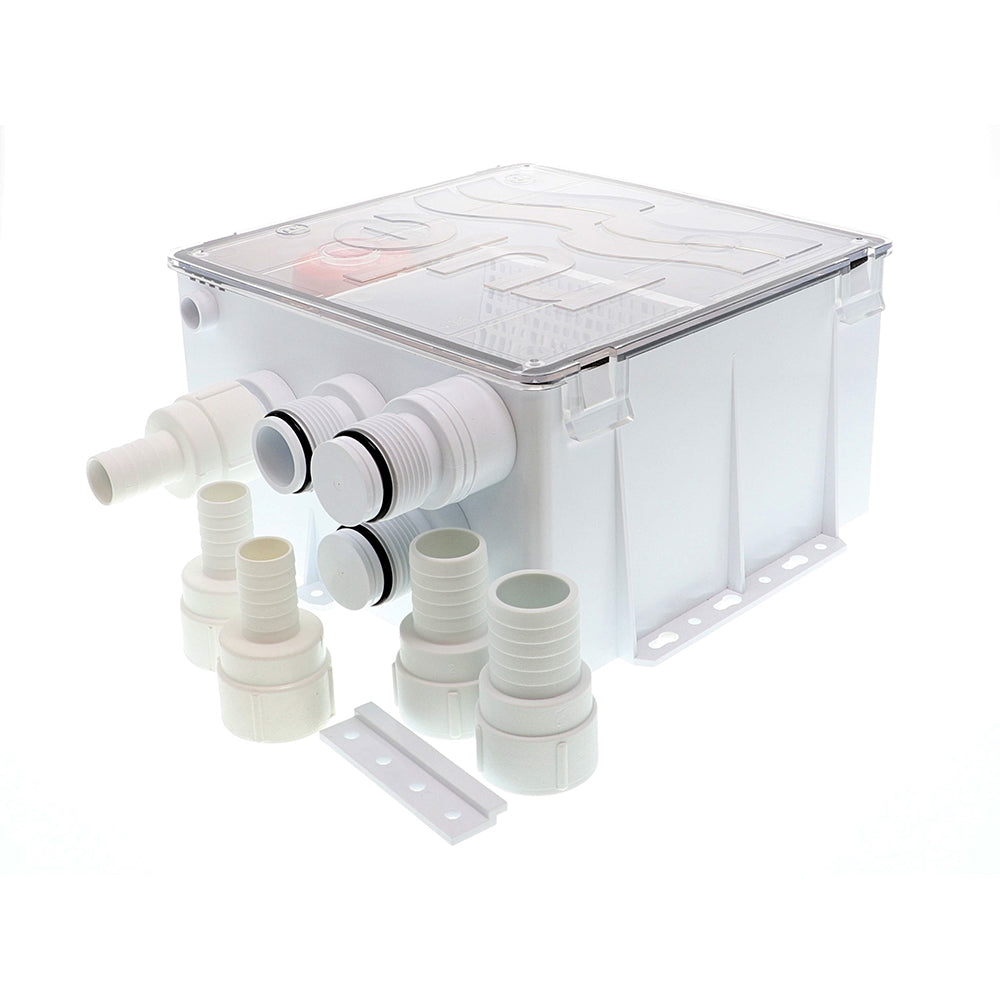 Rule Shower Drain Box w/800 GPH Pump - 12V — marine marine sanitation