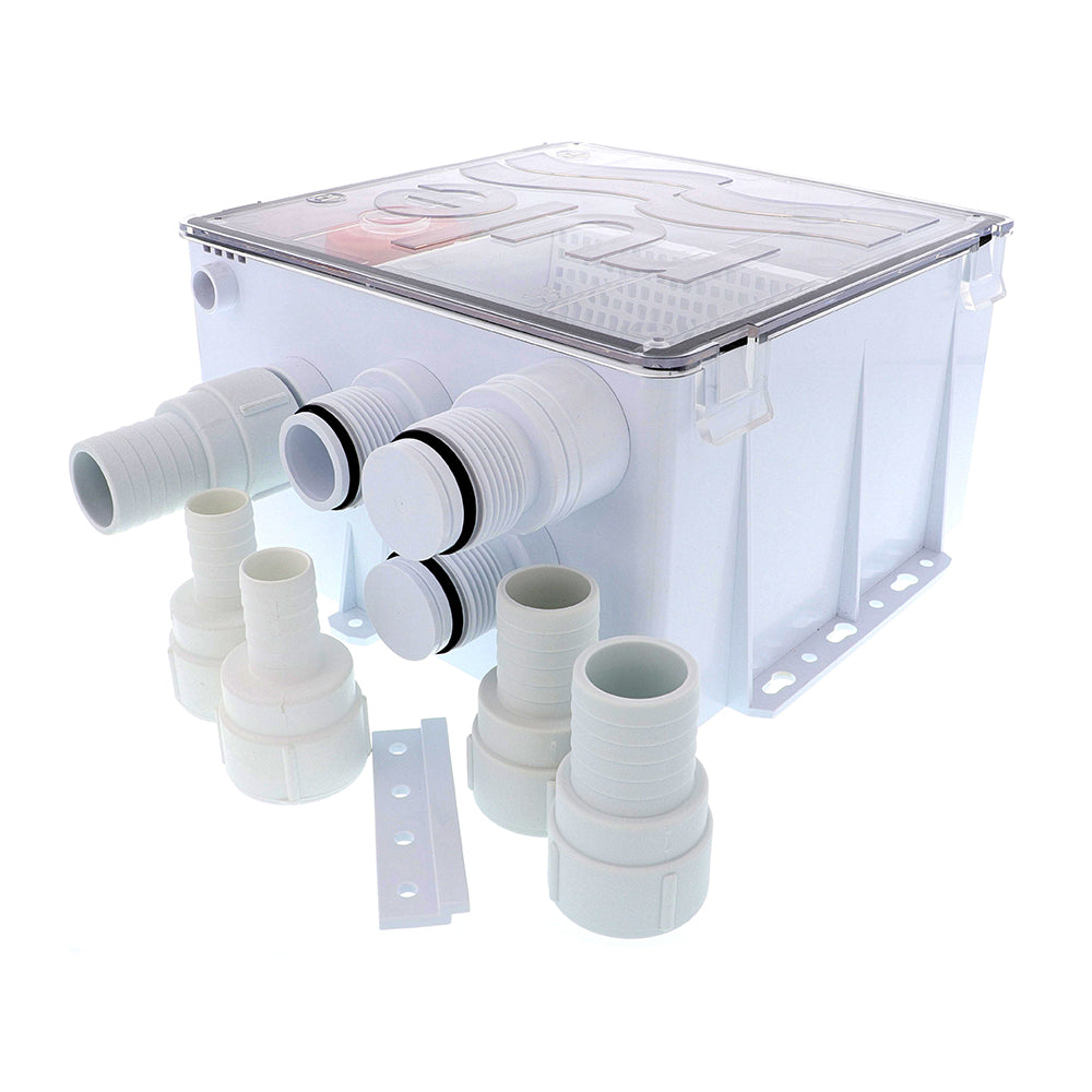 Rule Shower Drain Box w/1100 GPH Pump - 24V — marine marine sanitation