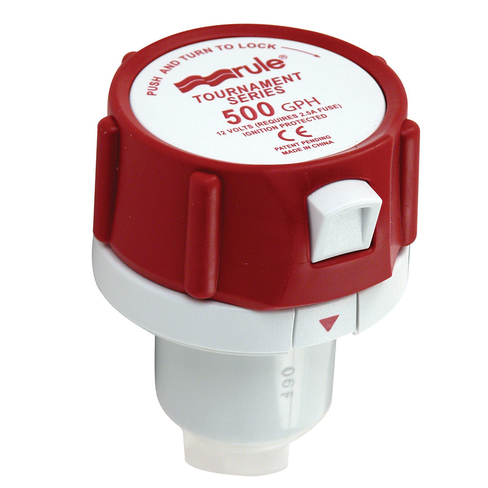Rule 500 GPH Replacement Motor Cartridge f/Tournament Series Pumps — marine bilge pumps