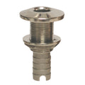 GROCO Stainless Steel Hose Barb Thru-Hull Fitting - 1" — marine thru-hull fittings