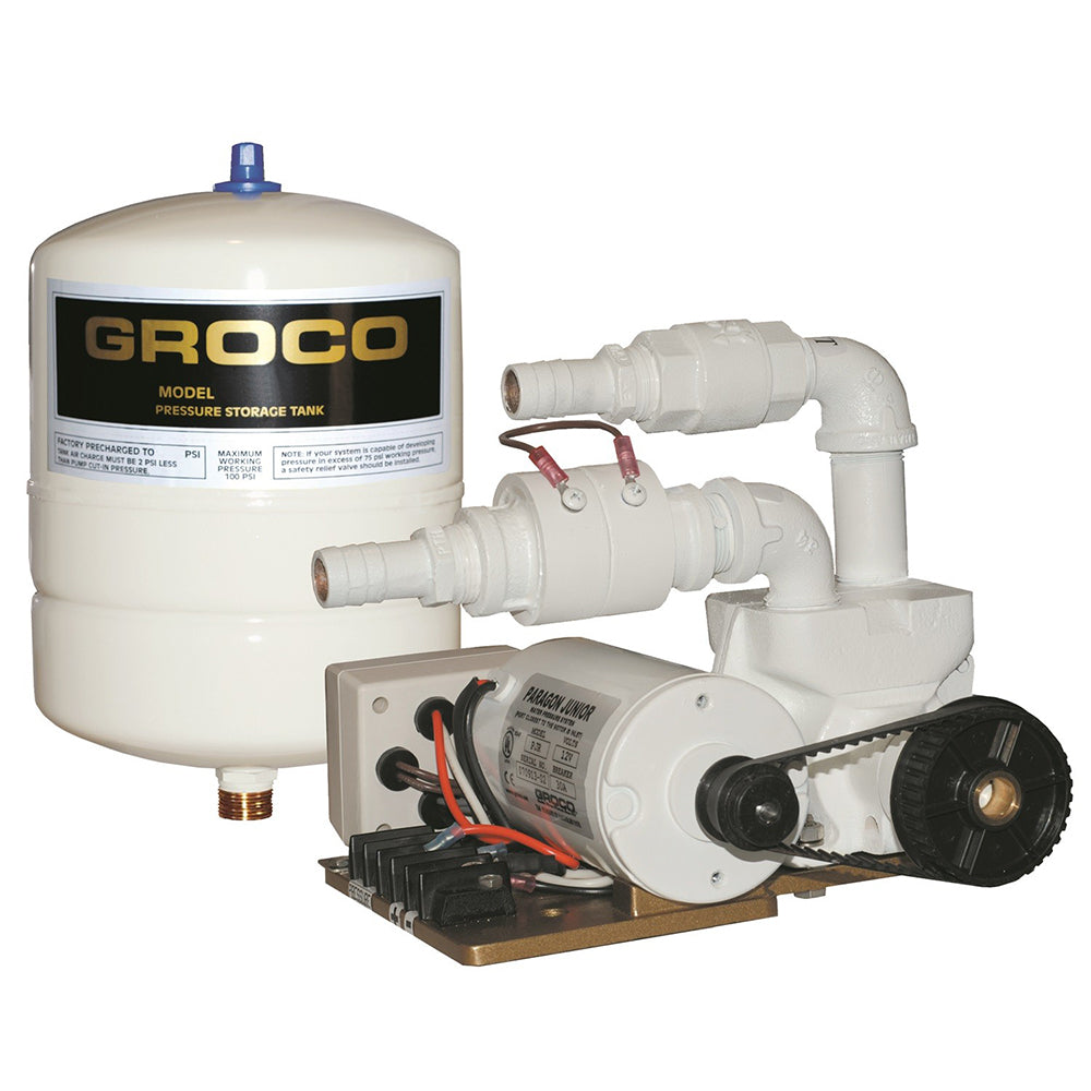 GROCO Paragon Junior 24v Water Pressure System - 1 Gal Tank - 7 GPM — marine washdown / pressure pumps