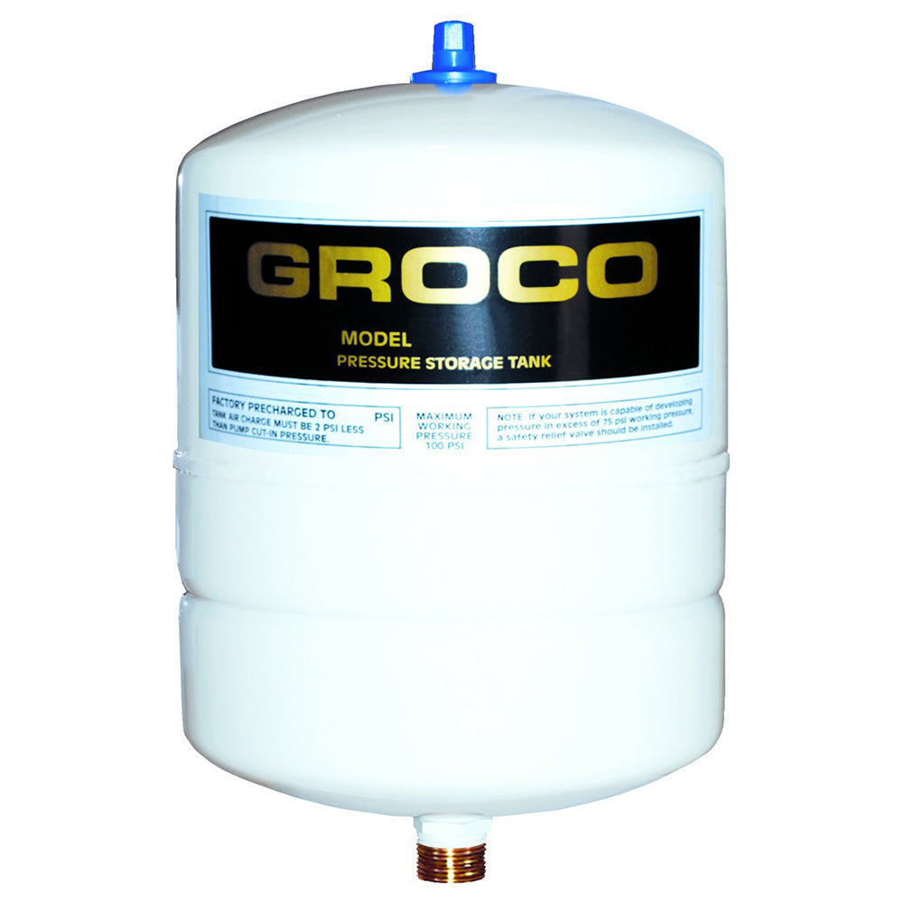 GROCO Pressure Storage Tank - 1.4 Gallon Drawdown — marine washdown / pressure pumps