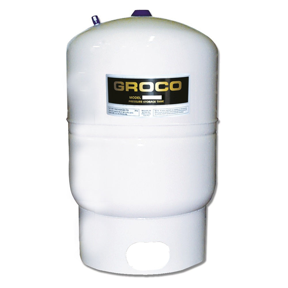 GROCO Pressure Storage Tank w/Pump Stand - 1.7 Gallon Drawdown — marine washdown / pressure pumps