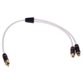 Fusion Performance RCA Cable Splitter - 1 Male to 2 Female - .9' — marine rca cables