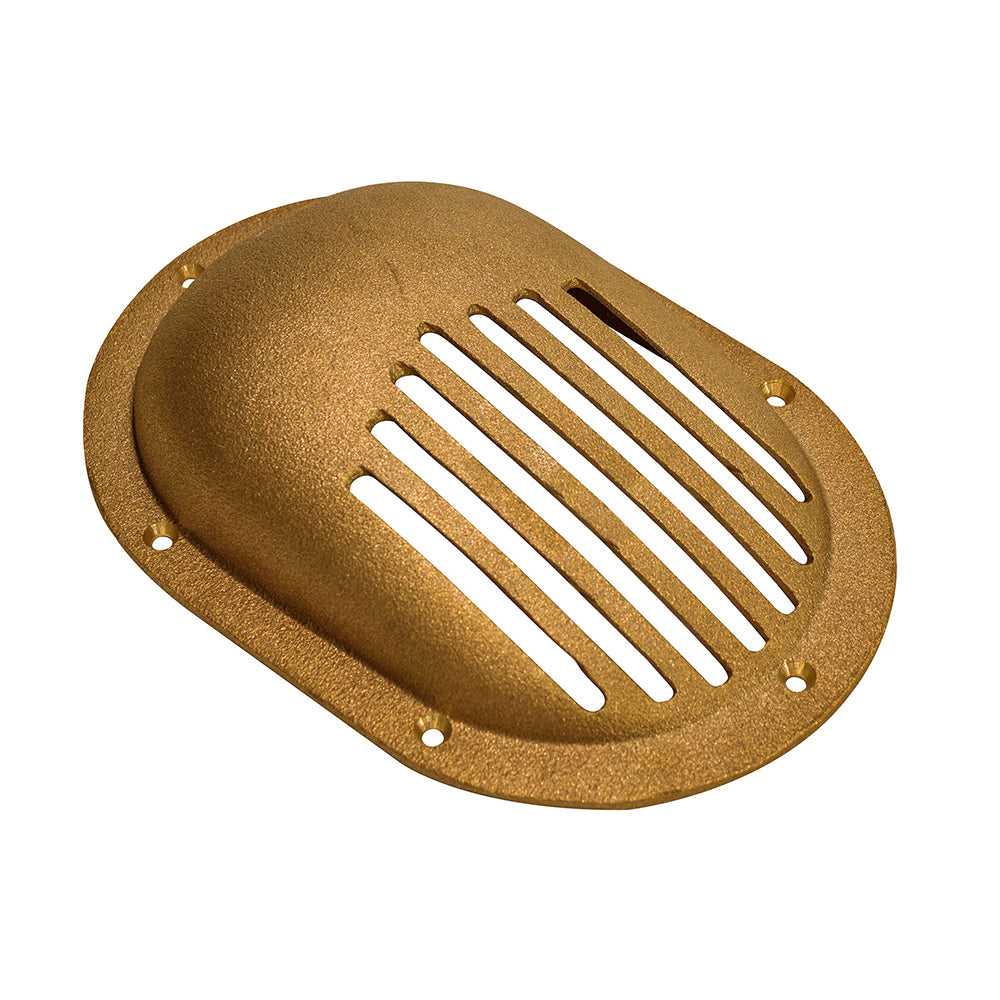 GROCO Bronze Clam Shell Style Hull Strainer w/Mount Ring f/Up To 1-1/2" Thru Hull — marine fittings