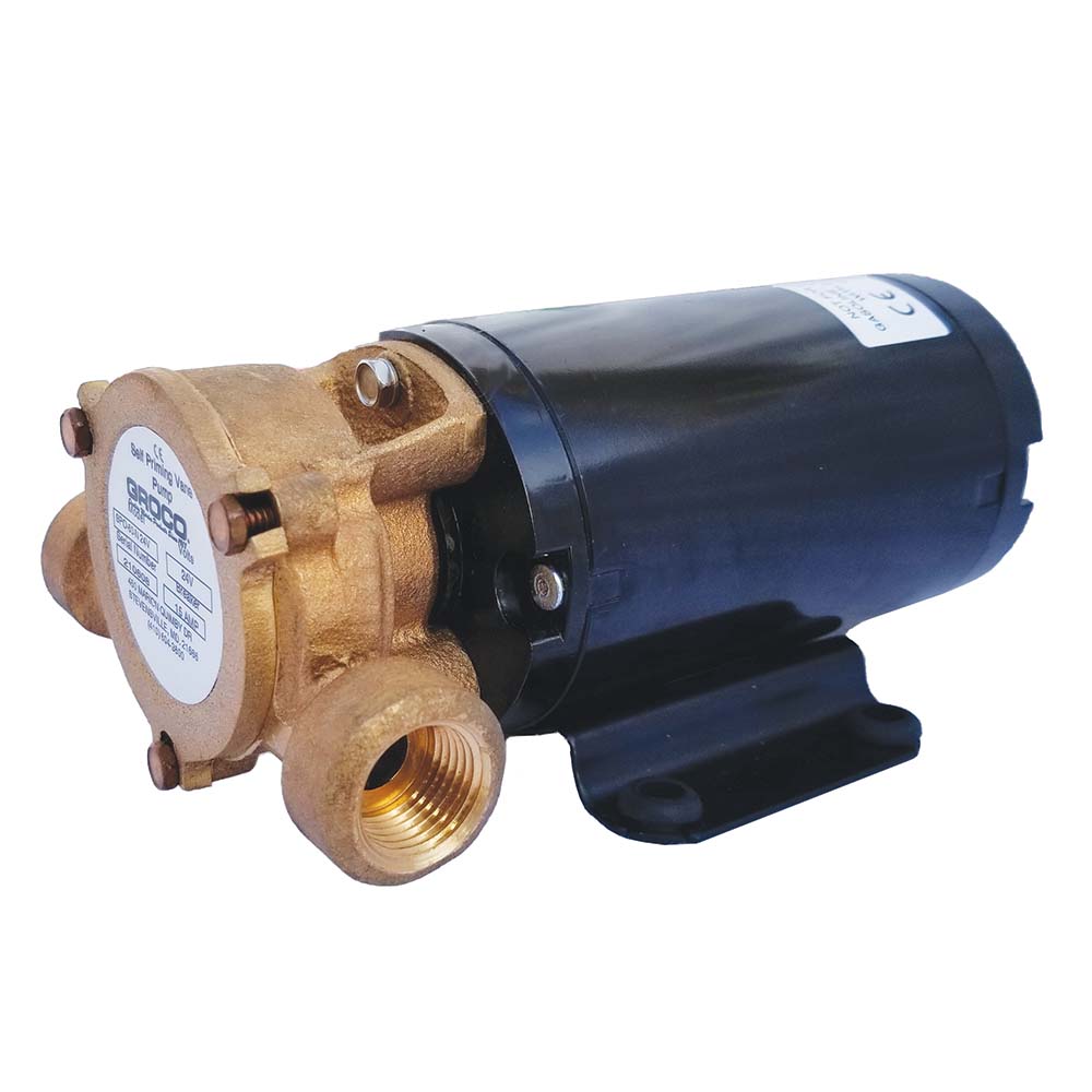 GROCO Heavy Duty Positive Displacement Vane Pump - 12V — marine transfer pumps