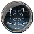 Faria Beede Instruments Faria Chesapeake Black 5" Multifunction Gauge — marine gauges