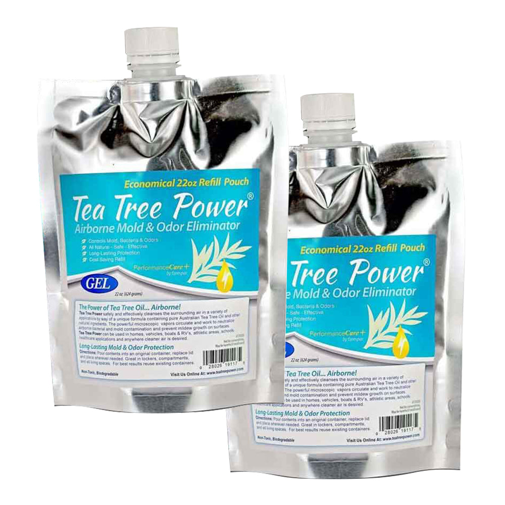 Forespar Performance Products Forespar Tea Tree Power 44oz Refill Pouches (2)-22oz pouches — marine cleaning
