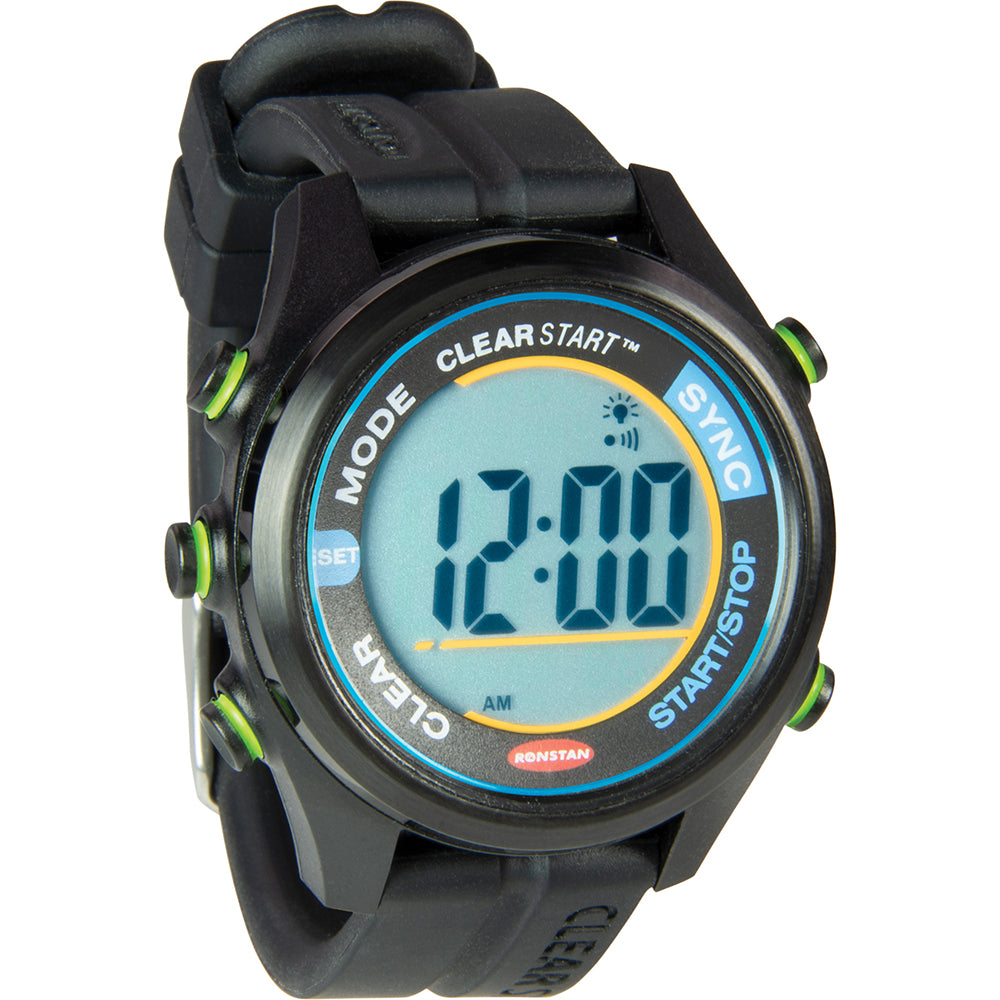 Ronstan ClearStart™ 40mm Sailing Watch- Black — marine accessories