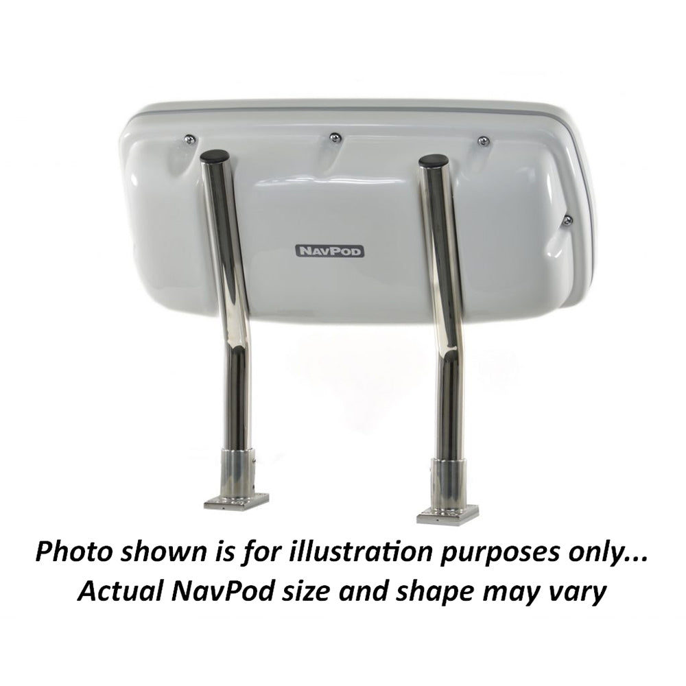 NavPod SystemPod Pre-Cut f/Garmin GPSMAP® 942xs, 942, 922xs & 922 & 2 Instruments (3.6″ Holes) f/9.5″ Wide Guard — marine display mounts