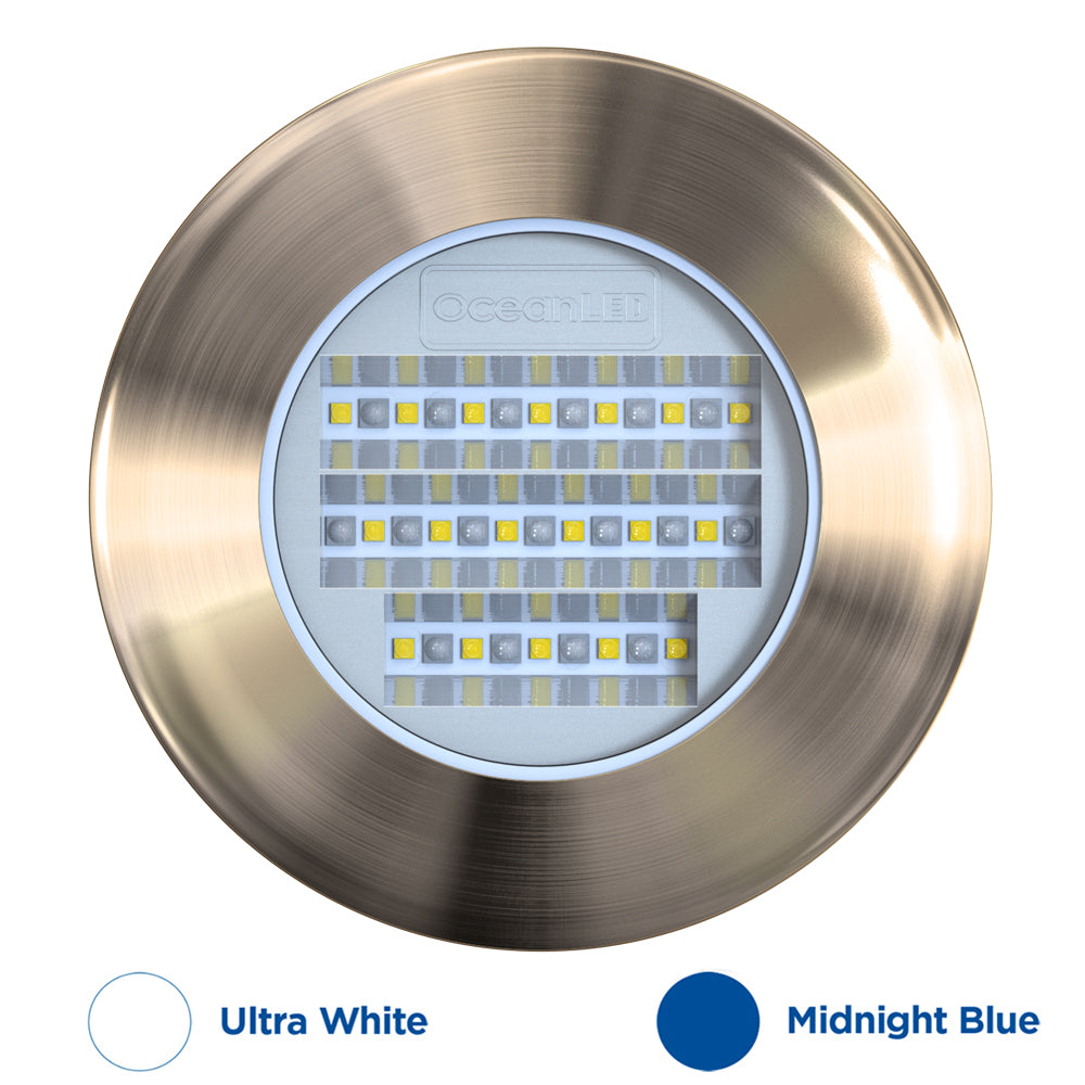 OceanLED Explore E6 XFM Underwater Light - Ultra White/Midnight Blue — marine underwater lighting