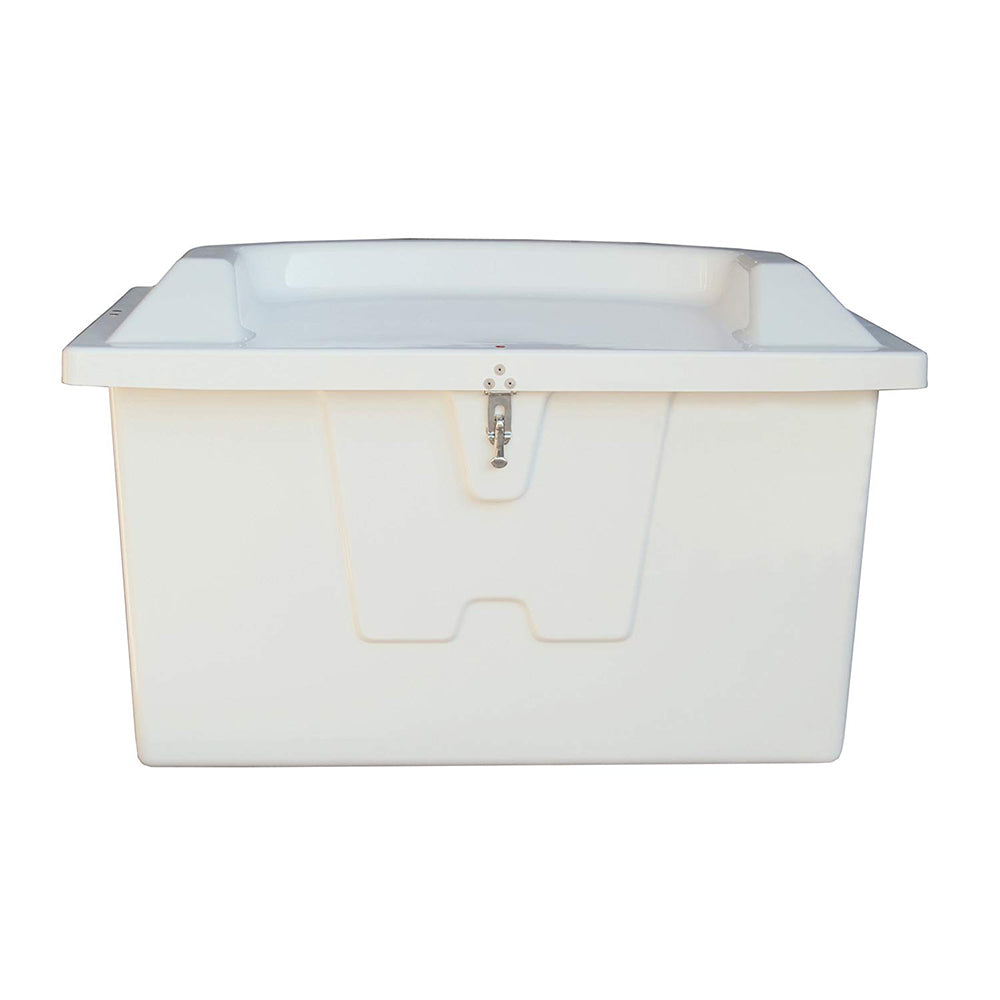 Taylor Made Stow 'n Go Top Seat Dock Box - 27" x 46" x 26" - Small — marine docking accessories