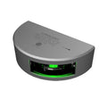 Lopolight Series 301-001 - Starboard Sidelight - 2NM - Vertical Mount - Green - Silver Housing — marine navigation lights