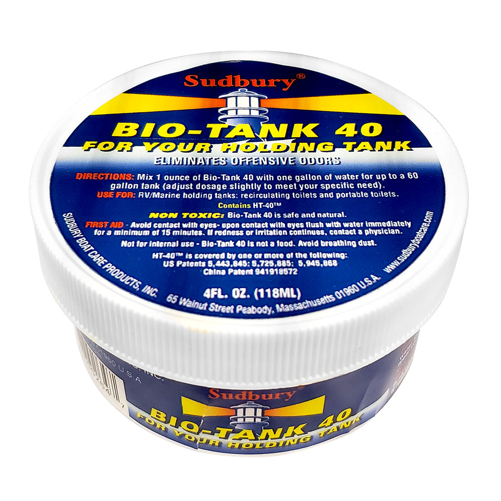 Sudbury Bio-Tank 40 Holding Tank Treatment - 4oz — marine cleaning