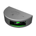 Lopolight Series 301-101 - Starboard Sideight - 3NM - Vertical Mount - Green - Silver Housing — marine navigation lights