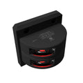 Lopolight Series 301-102 - Double Stacked Port Sidelight - 3NM - Vertical Mount - Red - Black Housing — marine navigation lights