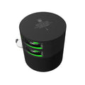 Lopolight Series 301-108 - Double Stacked Navigation Light - 3NM - Horizontal Mount - Green - Black Housing — marine navigation lights