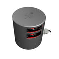 Lopolight Series 301-109 - Double Stacked Navigation Light - 3NM - Horizontal Mount - Red - Silver Housing — marine navigation lights