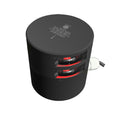 Lopolight Series 301-109 - Double Stacked Navigation Light - 3NM - Horizontal Mount - Red - Black Housing — marine navigation lights