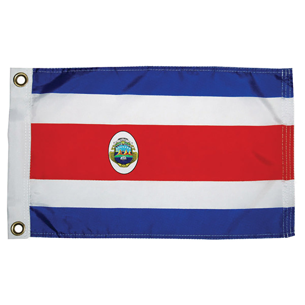 Taylor Made Costa Rican Nylon Flag 12" x 18" — marine accessories