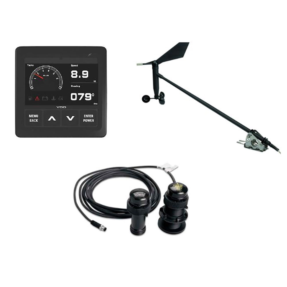 Veratron Navigation Kit f/Sail, Wind Sensor, Transducer, Display & Cables — marine instruments