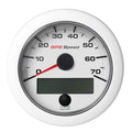 Veratron 3-3/8" (85mm) OceanLink® GPS Speedometer (0-70 KN/MPH/KMH) - White Dial & Bezel — marine gauges