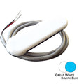 Shadow-Caster LED Lighting Shadow-Caster Dual Color Courtesy Light w/2' Lead Wire - White Abs Cover - Great White/Bimini Blue — marine interior / courtesy light