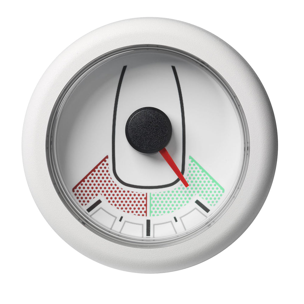 Veratron 52MM (2-1/16") OceanLink Rudder Angle Gauge - Left/Right - White Dial & Bezel — marine gauges