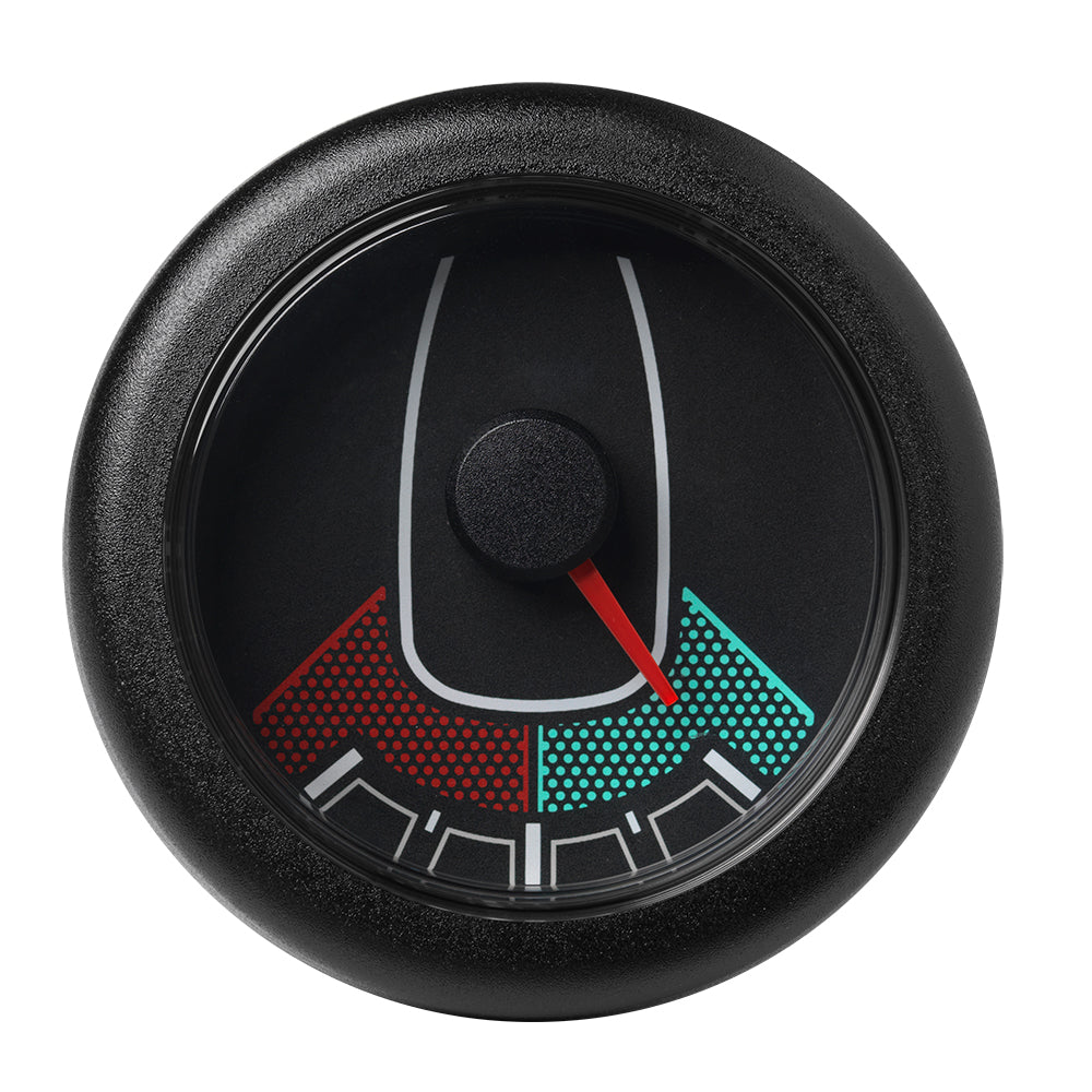 Veratron 52MM (2-1/16") OceanLink Rudder Angle Gauge - Left/Right - Black Dial & Bezel — marine gauges