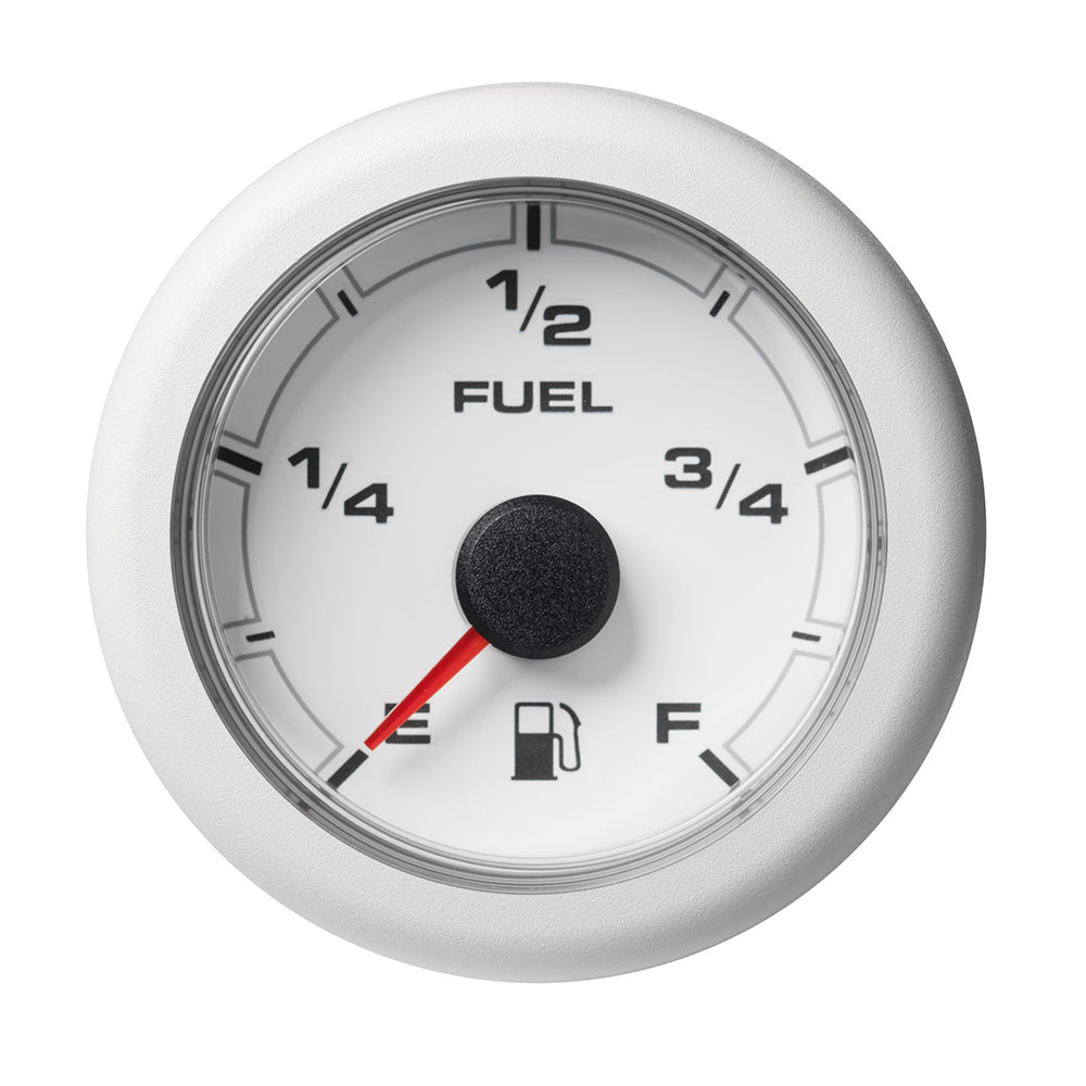 Veratron 52MM (2-1/16") OceanLink Fuel Level Gauge - White Dial & Bezel — marine gauges