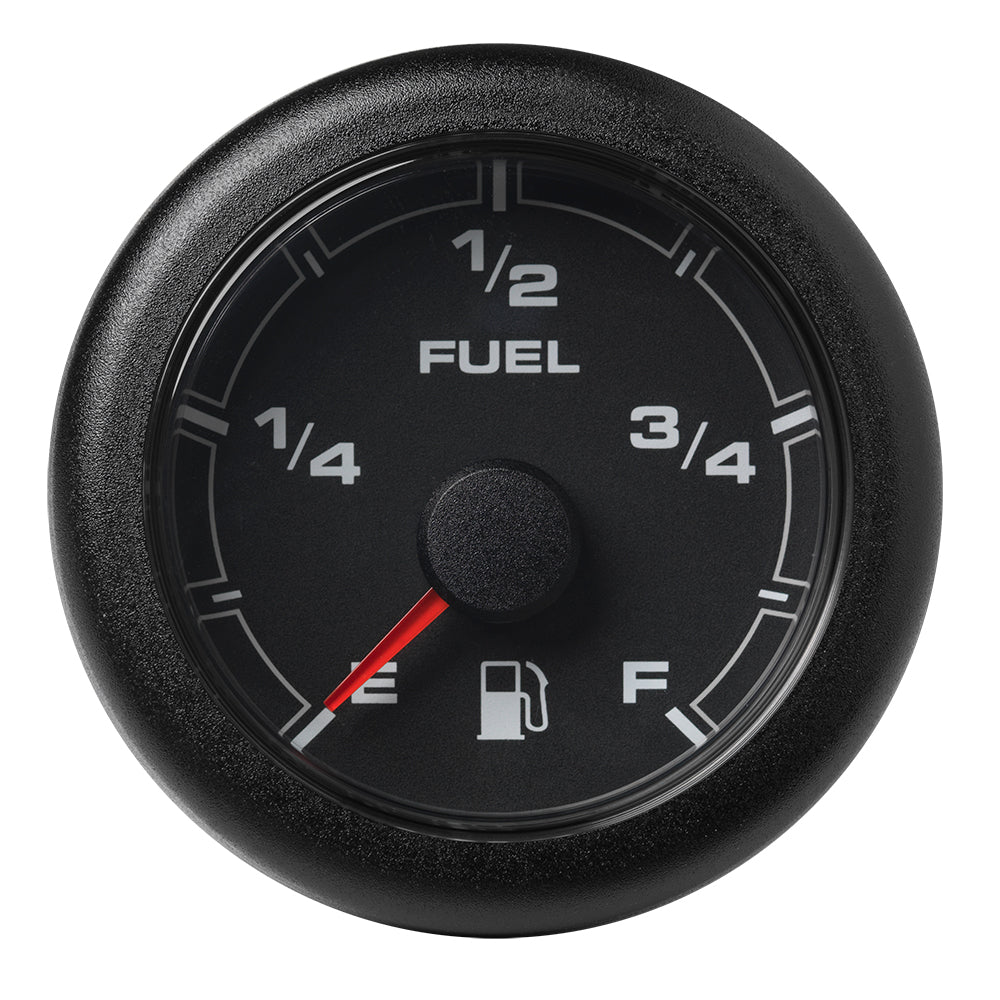 Veratron 52MM (2-1/16") OceanLink Fuel Level Gauge - Black Dial & Bezel — marine gauges