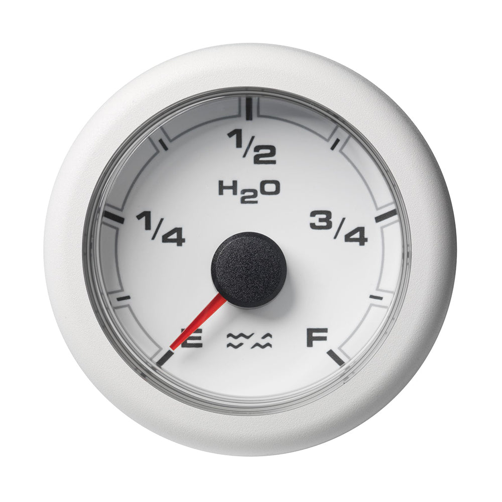 Veratron 52MM (2-1/16") OceanLink Waste Water Gauge - White Dial & Bezel — marine gauges