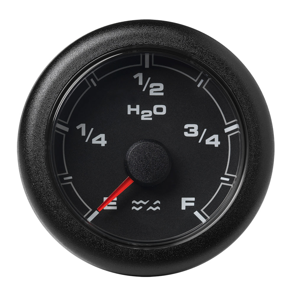 Veratron 52MM (2-1/16") OceanLink Waste Water Gauge - Black Dial & Bezel — marine gauges
