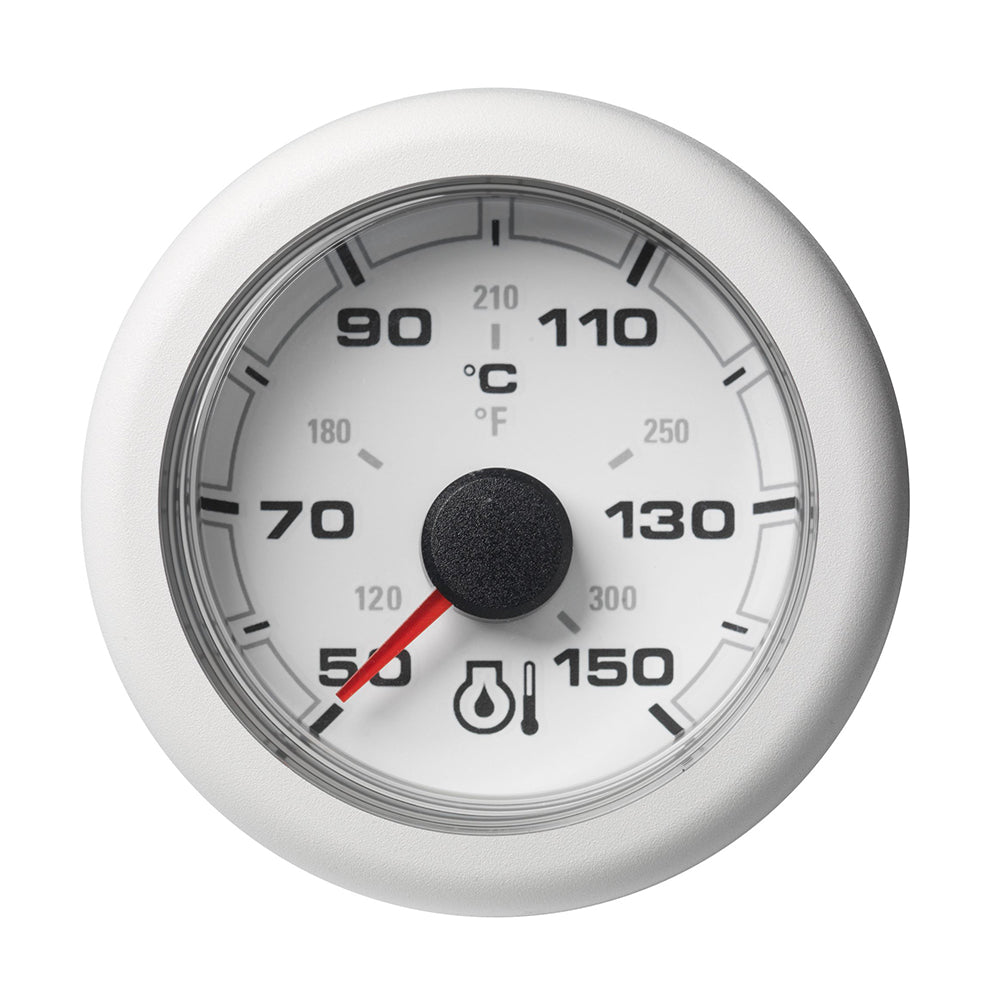 Veratron 52MM (2-1/16") OceanLink Engine Oil Temperature 150°C/300°F - White Dial & Bezel — marine gauges