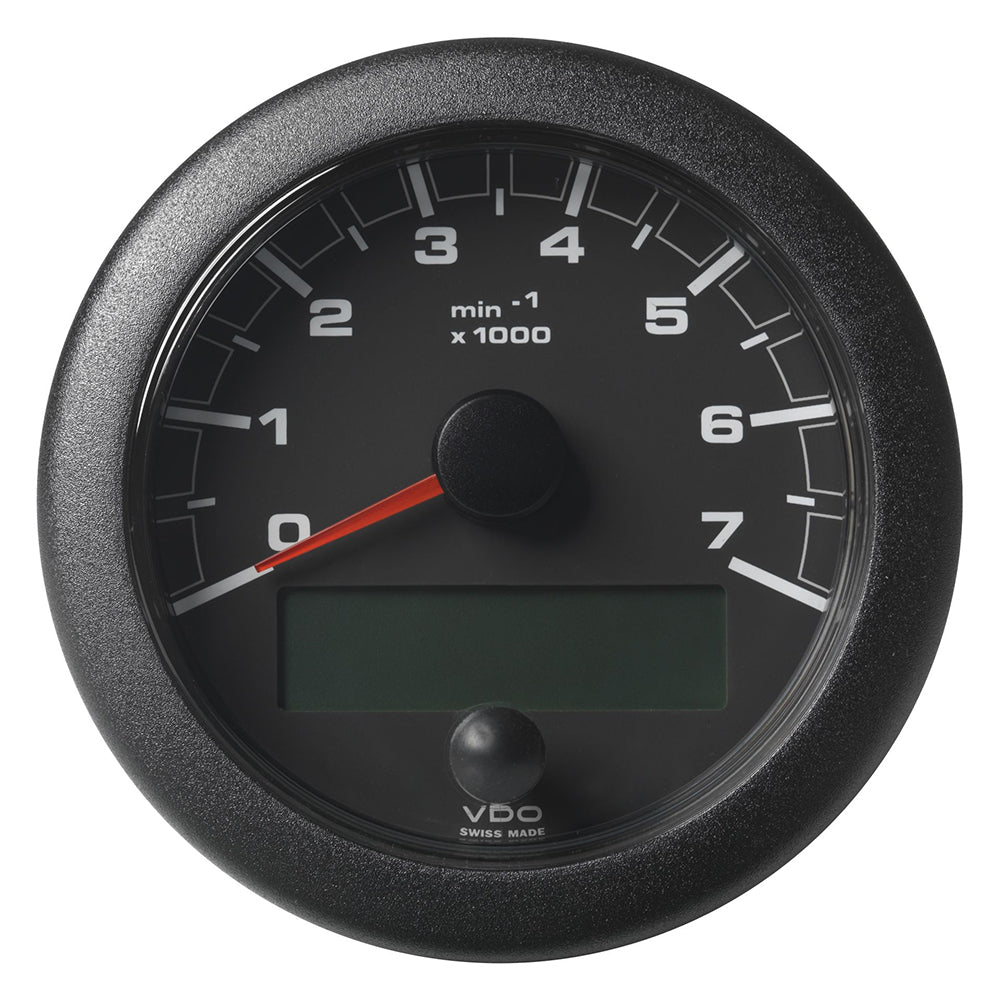 Veratron 3-3/8" (85MM) OceanLink® NMEA 2000® Tachometer - 7000 RPM - Black Dial & Bezel — marine gauges
