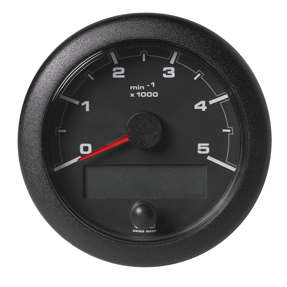 Veratron 3-3/8" (85MM) OceanLink® NMEA 2000® Tachometer - 5000 RPM - Black Dial & Bezel — marine gauges
