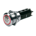BEP Marine BEP 12V Buzzer w/Red LED Warning Light - Stainless Steel — marine switches & accessories