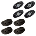 RIGID Industries A-Series Rock Light Kit - 4 Cool White Lights - Black — marine interior / courtesy light