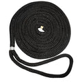 New England Ropes 3/4" Double Braid Dock Line - Black - 25' — marine dock line