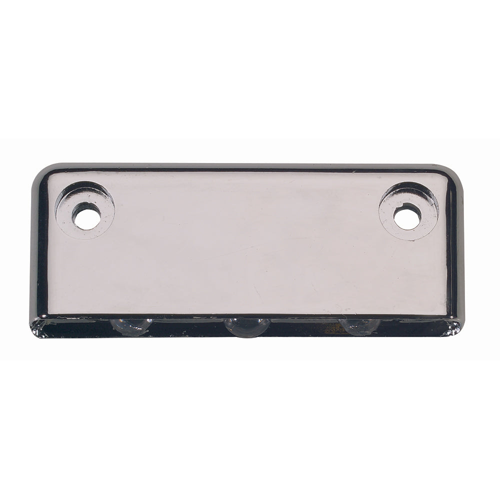 Innovative Lighting 3 LED Surface Mount Step Light - Amber w/Chrome Case — marine interior / courtesy light