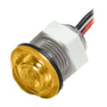 Innovative Lighting LED Bulkhead Livewell Light Flush Mount - Amber — marine interior / courtesy light