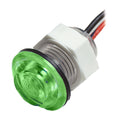 Innovative Lighting LED Bulkhead Livewell Light Flush Mount - Green — marine interior / courtesy light
