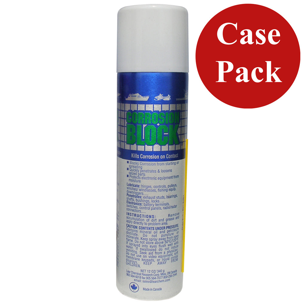 Corrosion Block 12oz Aerosol Can - Non-Hazmat, Non-Flammable & Non-Toxic *Case of 12* — marine cleaning