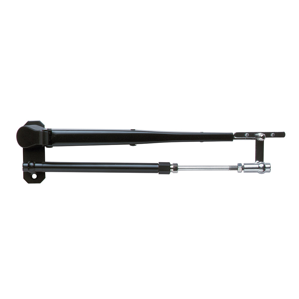 Marinco Wiper Arm Deluxe Black Stainless Steel Pantographic - 17"-22" Adjustable — marine windshield wipers