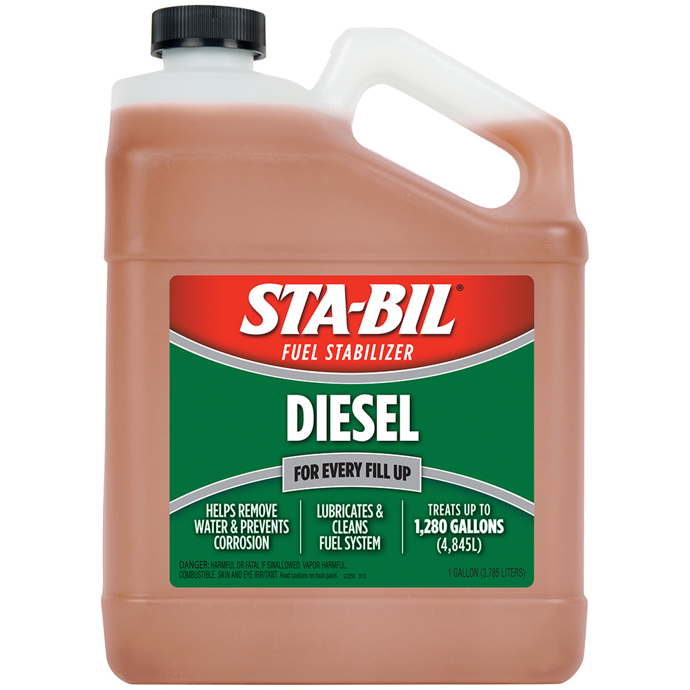 STA-BIL Diesel Formula Fuel Stabilizer & Performance Improver - 1 Gallon — marine cleaning