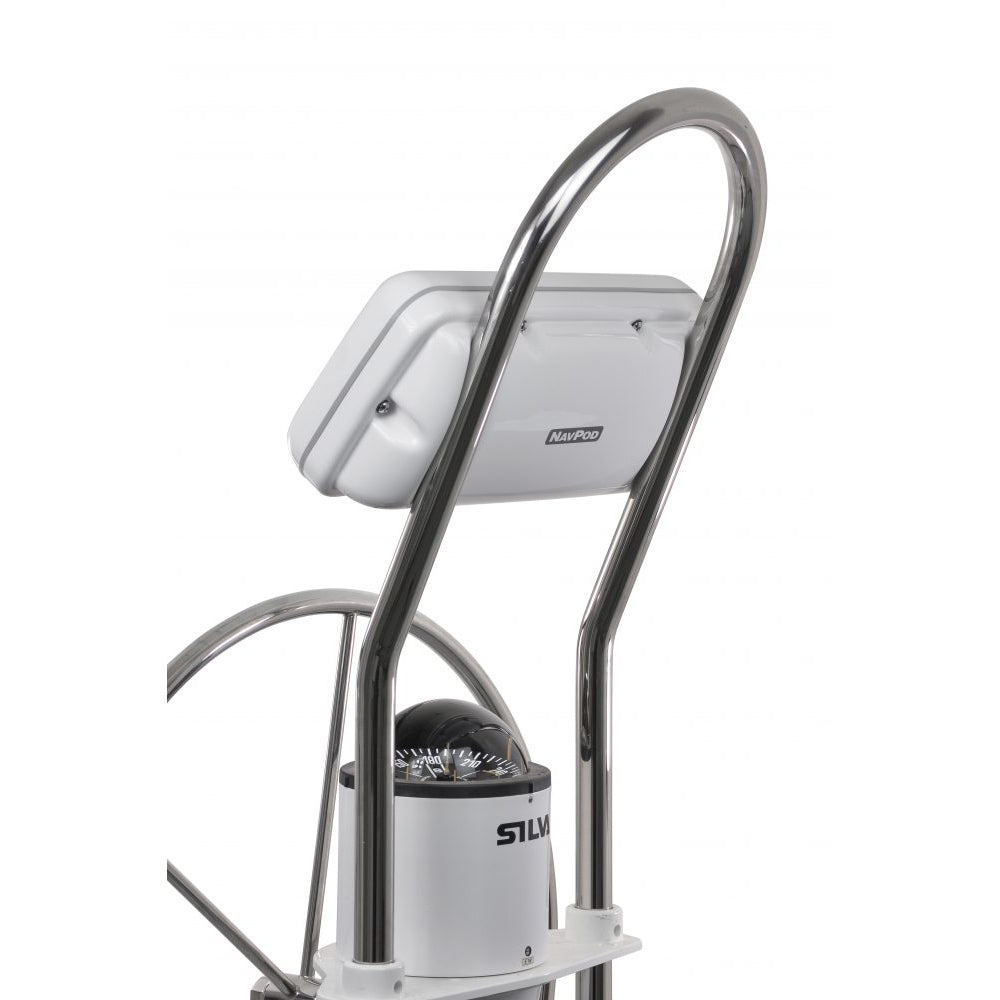NavPod GP2500-33 SystemPod Pre-Cut f/Raymarine AXIOM 7 & 1 Instrument f/12" Wide Guard *Requires Raymarine #A80498 Front Mount Kit f/AXIOM 7 & Right Angled w/NMEA 2000 Connector) - Pre-Cut f/Front Mount — marine display mounts