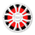 Boss Audio 10" MRG10W Subwoofer w/RGB Lighting - White - 800W — marine subwoofers
