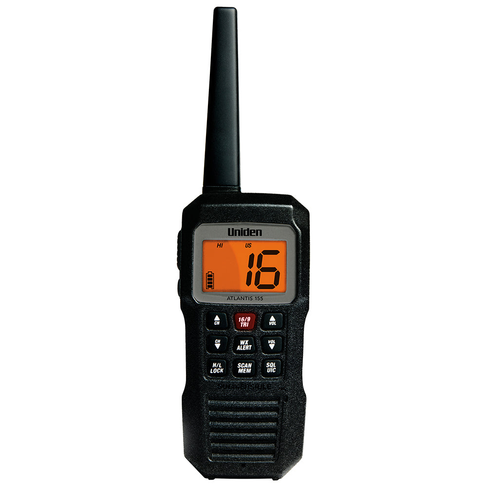 Uniden Atlantis 155 Handheld Two-Way VHF Floating Marine Radio — marine vhf - handheld