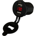 Sea-Dog Dual USB Socket/Voltmeter w/Hidden Display — marine accessories
