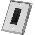 Sea-Dog Single Gang Wall Switch - Stainless Steel — marine switches & accessories